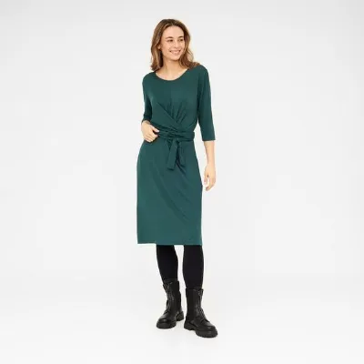 WiDDA berlin WiDDA berlin Jerseykleid SLINGA in Petrol aus Bio Baumwolle