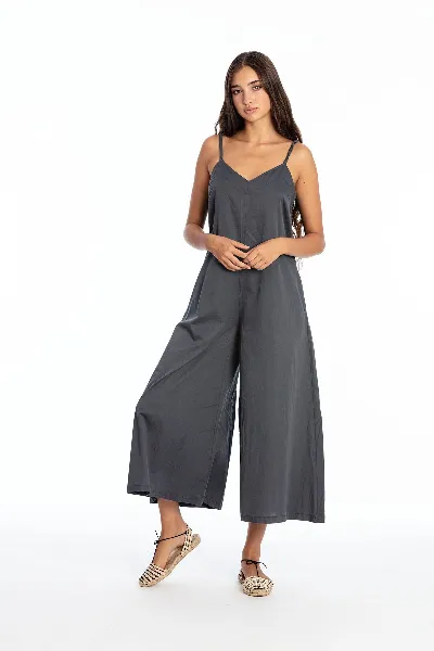 RAVENS VIEW IBIZA RAVENS VIEW IBIZA Damen vegan Jumpsuit Chiara Lava Blau