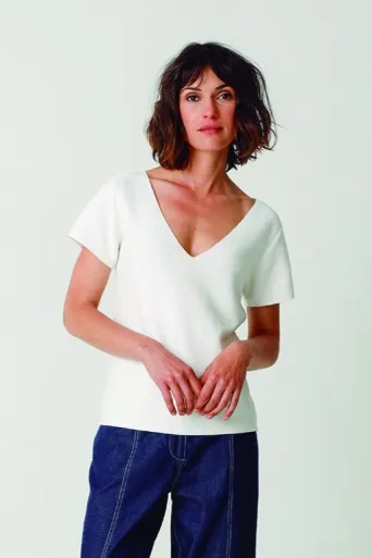 SKFK SKFK Damen vegan T-Shirt Katixa