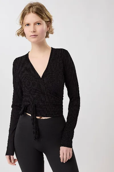 mandala MANDALA Damen vegan Wrap Top Ballett