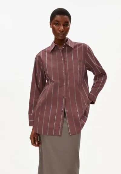 ARMEDANGELS ARMEDANGELS HALIAA STRIPED Damen Bluse aus Bio-Baumwolle