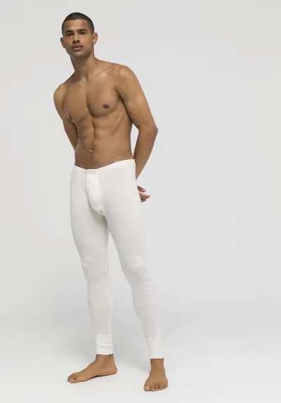 hessnatur hessnatur lange Herren Pants PURE NATURE aus Bio-Baumwolle - natur - Größe 4 = S