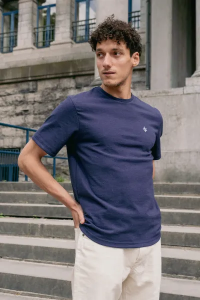 Lucid Collective Lucid Collective Herren vegan T-Shirt Honet Blau