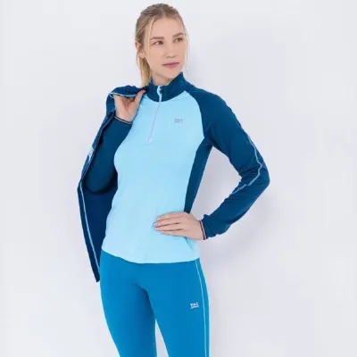 TAO Sportswear TAO Sportswear Warmes Damen Laufshirt AMALIA mit Zip