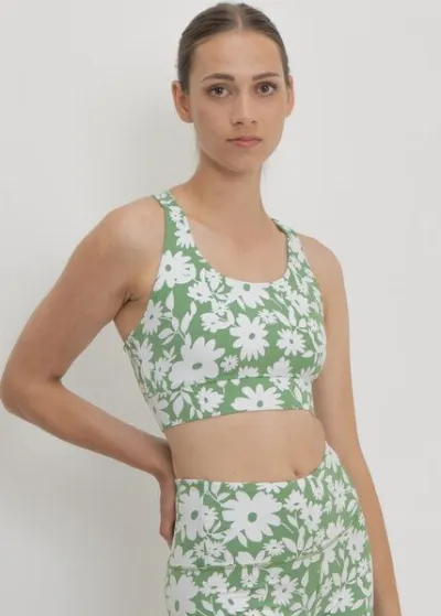 boochen boochen Sport BH Ubud - Top mit Blumenprint