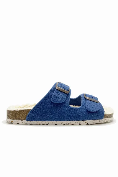 thies thies Damen vegan Hausschuhe Plüsch