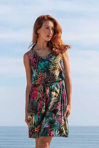 WiDDA berlin WiDDA berlin Sommerkleid RANI Print Tropic aus ECOVERO®
