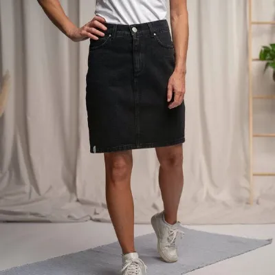 Vresh Clothing Vresh Clothing Vanessa - Jeans Rock aus Biobaumwolle