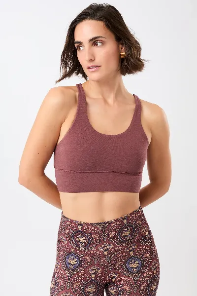 mandala MANDALA Damen vegan Sport-Bh New Studio Rosewood