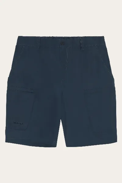 KnowledgeCotton Apparel KnowledgeCotton Apparel Herren vegan Shorts Vent Canvas 200 Total Eclipse