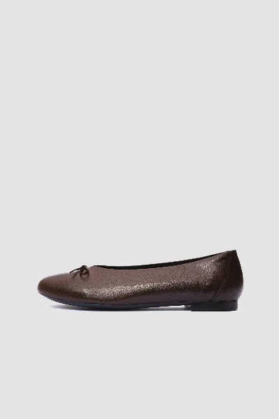 BOHEMA BOHEMA Damen vegan Ballet Flats Mossy Chocolate