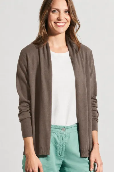 HempAge Hempage Damen vegan Leichte Strickjacke Staub
