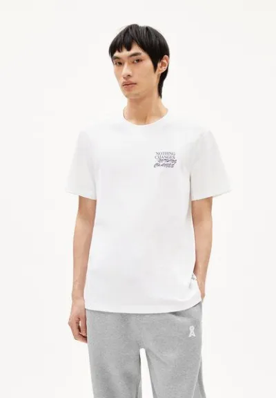 ARMEDANGELS ARMEDANGELS MAARKOS CHANGES Herren Heavyweight T-Shirt aus recyceltem Baumwoll Mix
