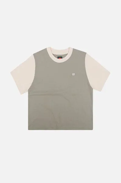 Trendsplant Trendsplant Women's Color Block T-Shirt Iron Veil
