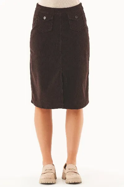 ORGANICATION ORGANICATION Damen vegan Rock Bio Cord Espresso