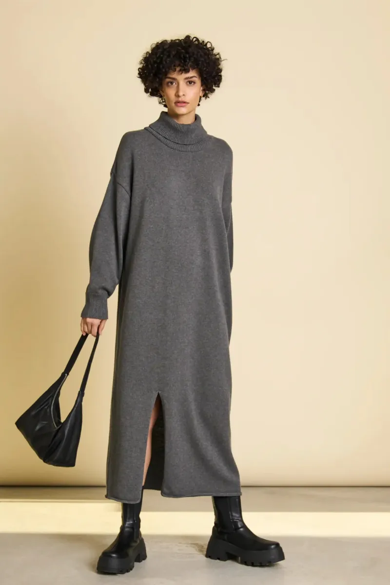 JAN 'N JUNE Kleid Inari Grau