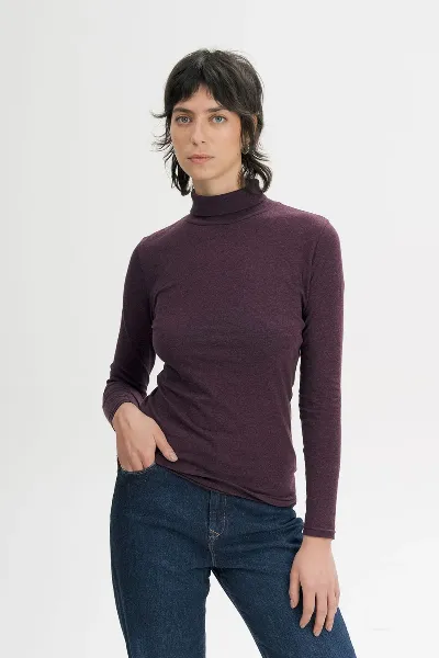 MELA Longsleeve Turtleneck Anchal Weinrot