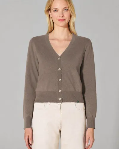 HempAge Hempage Damen Strickjacke kurz Hanf/Bio-Baumwolle