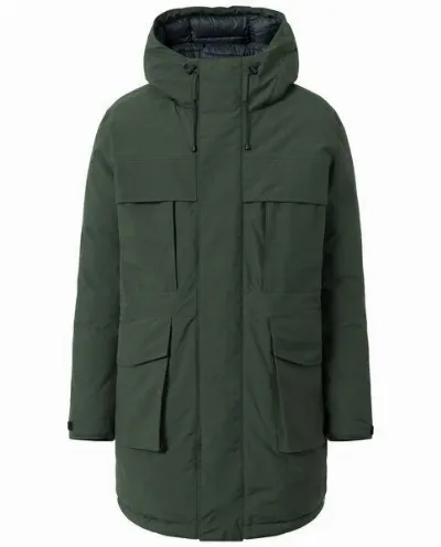 KnowledgeCotton Apparel KnowledgeCotton Apparel Wattierte Jacke APEX CANVAS long padded coat