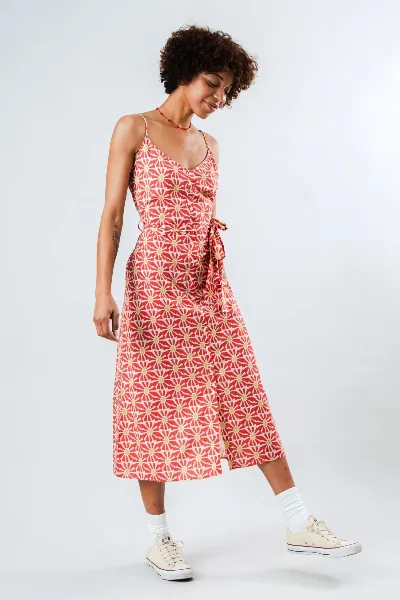 Brava Fabrics Kleid Marisol Strap Rot