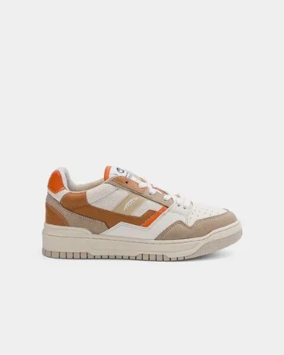 MoEa MoEa Sneakers Echo - Brown & Orange - Orange