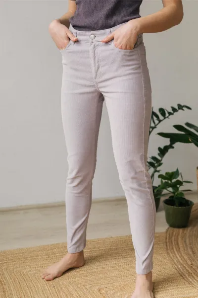 TWOTHIRDS TWOTHIRDS Damen vegan Hose Marieta Sleet Lila