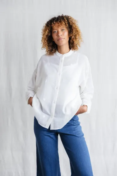 Jyoti - Fair Works Jyoti - Fair Works Damen vegan Bluse Hawali Bhuti