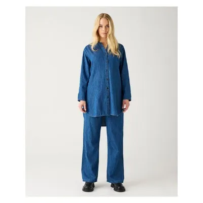 KnowledgeCotton Apparel KnowledgeCotton Apparel Denim Hose POSEY aus Bio-Baumwolle ROC/GOTS/Vegan