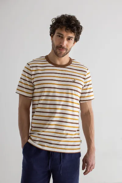 TWOTHIRDS TWOTHIRDS Herren vegan T-Shirt Burleigh Retro Stripes