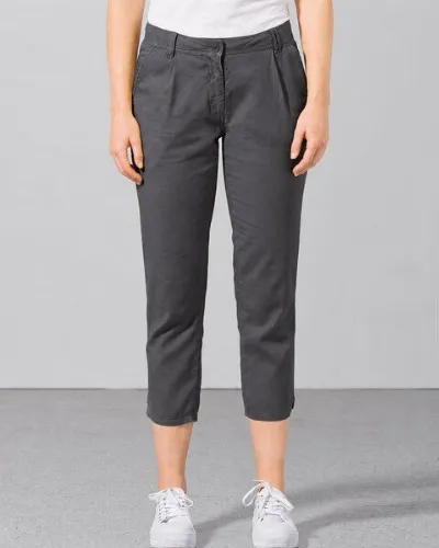 HempAge Hempage Damen 7/8 Bundfaltenhose Hanf/Biobaumwolle