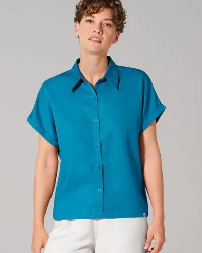 HempAge HempAge Damen Lyocell Bluse (auf Hanf Basis) Normal Fit