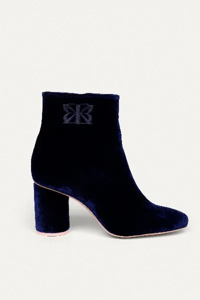 BIKKOU BIKKOU Damen vegan Stiefel Expo In Der Galerie Mitternachtsblau
