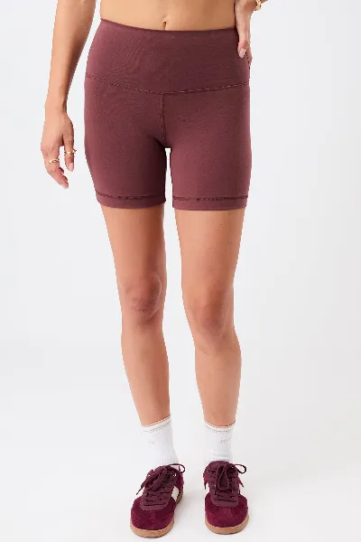 mandala MANDALA Damen vegan Biker Shorts Rosenholz