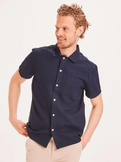 KnowledgeCotton Apparel KnowledgeCotton Apparel Larch Waffle Shortsleeve Hemd