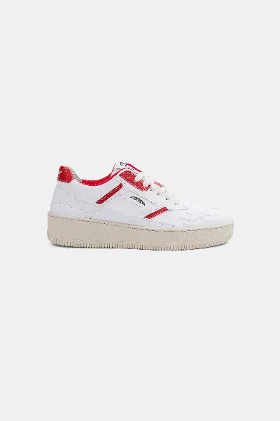 MoEa MoEa Herren vegan Sneaker Origin White & Red Apple