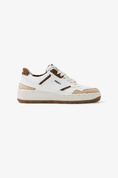 MoEa MoEa Herren vegan Sneakers Gen1 Coco WeiÃŸ & Braun Veganes Wildleder
