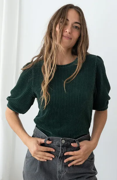 TWOTHIRDS TWOTHIRDS Damen vegan Hemd Horst Vegan Velvet