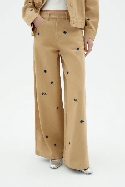 thinking mu Thinking MU Damen vegan Hose Sun Chain Hedda