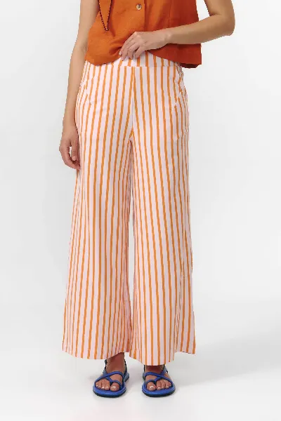 SUITE13LAB SUITE13LAB Damen vegan Hose Palau Streifen