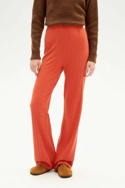 thinking mu Thinking MU Damen vegan Hose Dalia Orange Sunset