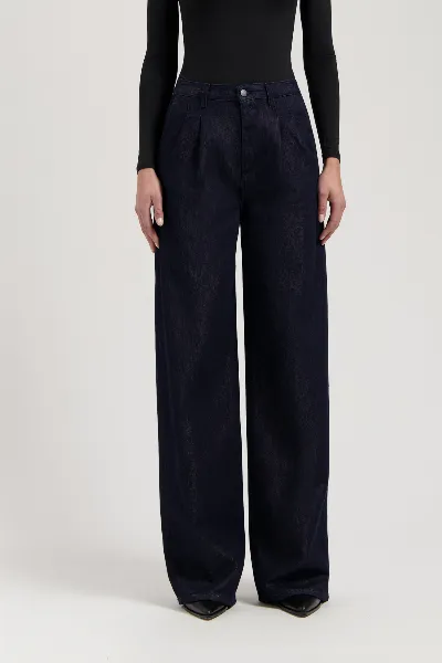 MUD Jeans MUD Jeans Damen vegan Jeans Mid Loose Eve Rinse Blau