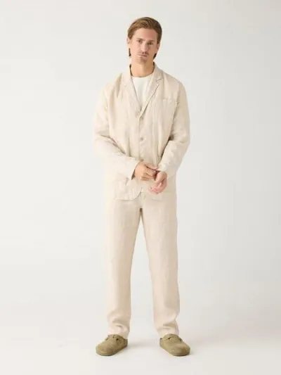 KnowledgeCotton Apparel KnowledgeCotton Apparel Chinohose CHUCK aus Bio-Leinen