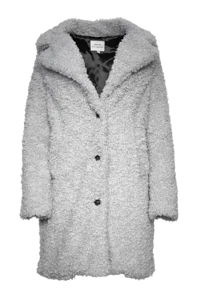 Will's Vegan Store Will's Vegan Store Damen vegan Mantel Recycelter Bouclé Grau
