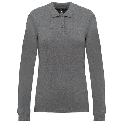 YTWOO YTWOO Damen Piqué-Polo Langarm