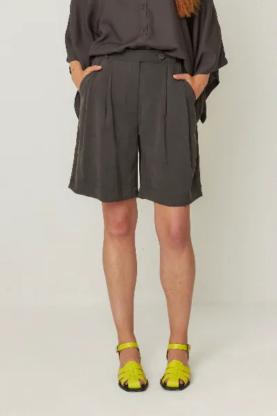 SKFK SKFK Damen vegan Kurze Hosen Laida Gray