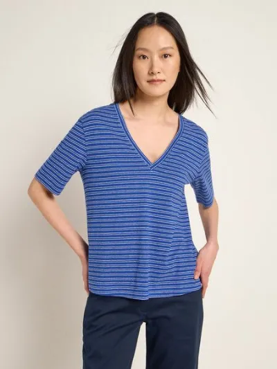 LANIUS LANIUS Streifenshirt (OCS) aus Hanf und Bio-Baumwolle
