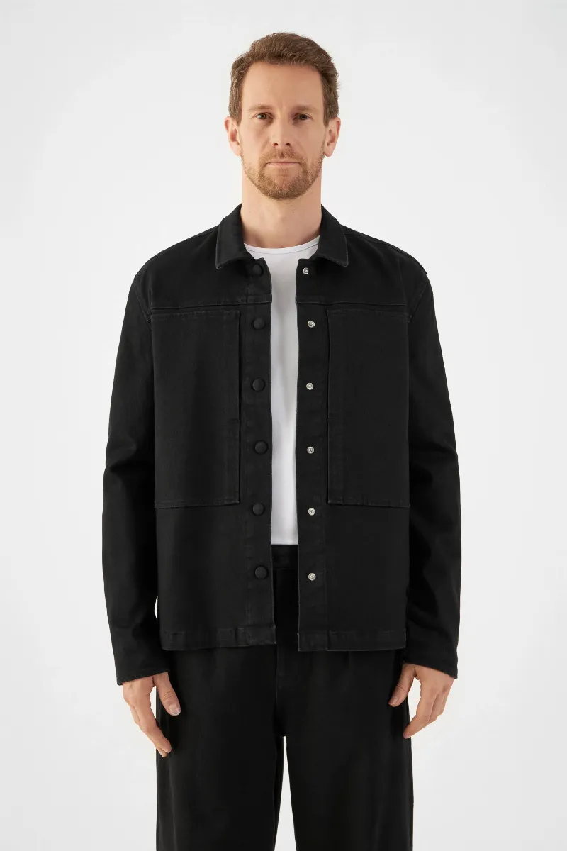 DAWN Dawn Herren vegan Jacke Quiet Schwarz/
