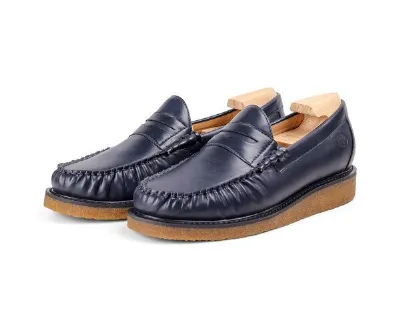 World Walkers World Walkers Vegane Herren Schuhe MOCTOE LOAFER mit Kreppsohle aus Naturkautschuk