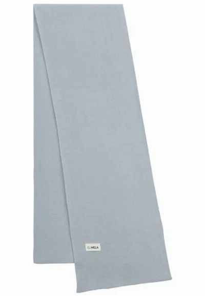 MELA MELA Jacquard Strick Schal Style ASMEE aus 100% Bio-Baumwolle