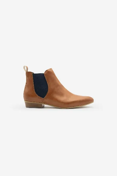 COG COG Damen vegan Stiefel Damen Chelsea Laika Camel